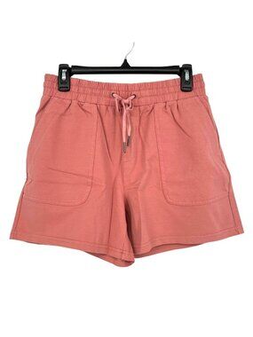 Market & Spruce Pull-On Cotton Shorts Rose Pink Size Medium NWT